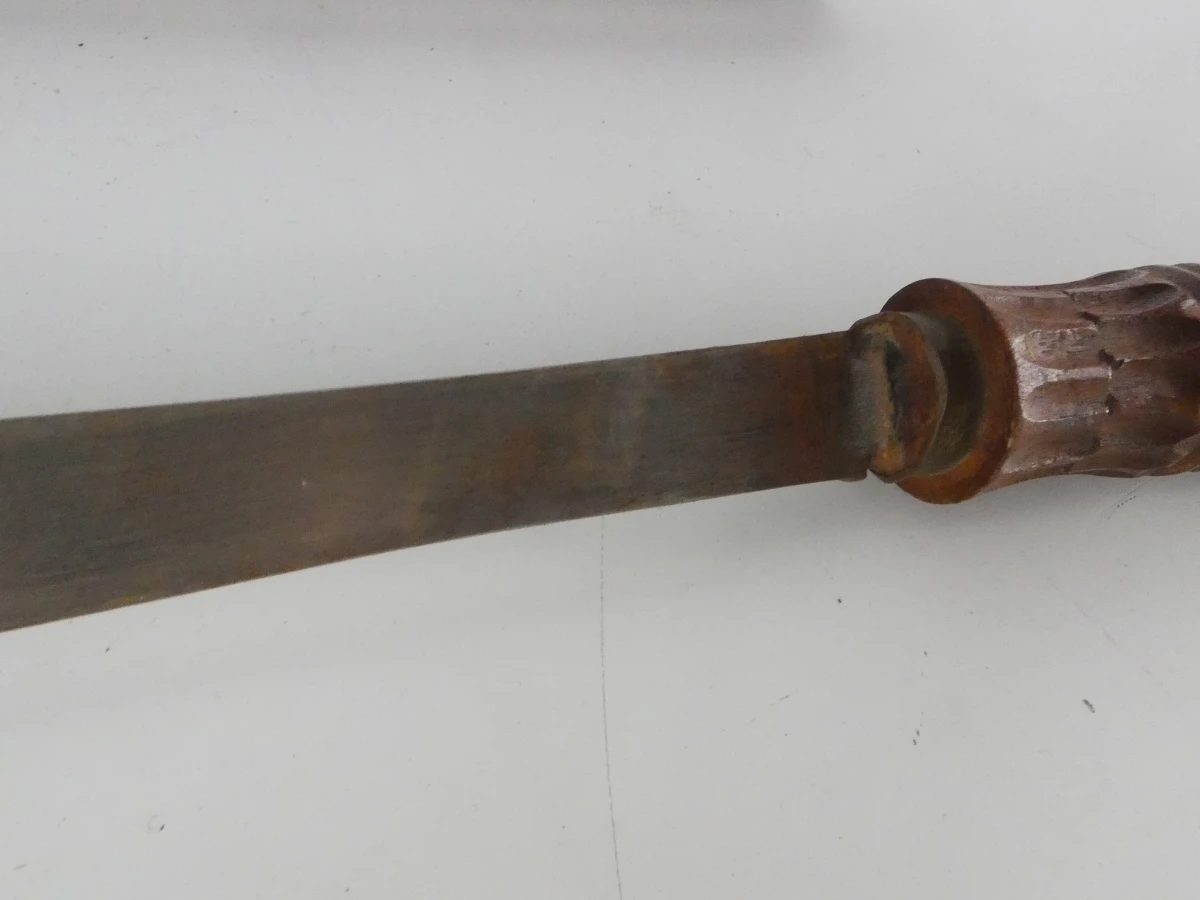 Oosterse vleesvork en -mes met souvenir kortzwaard - foto 17