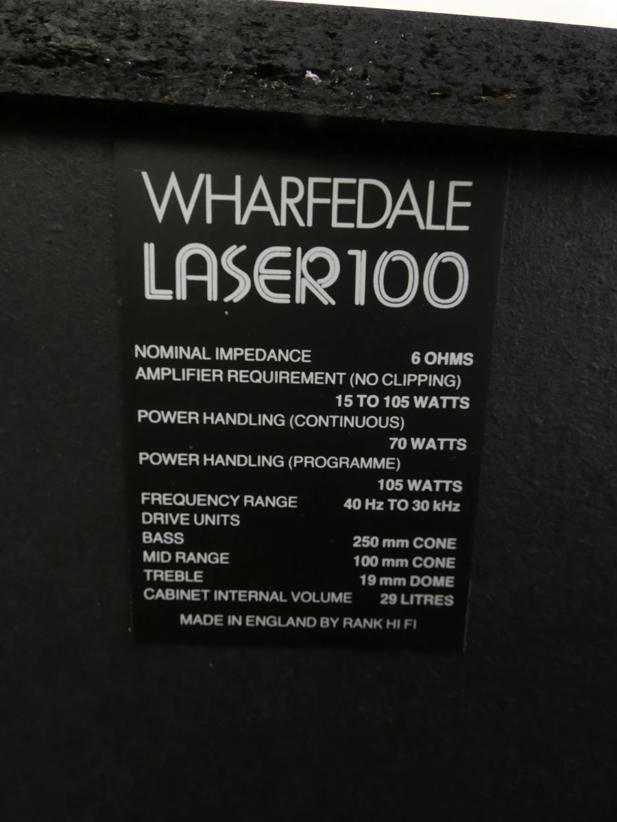 Wharfedale Laser 100 luidsprekers - foto 10