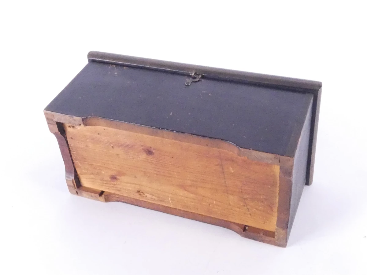 Vintage cilinder-muziekdoos ca. 1880-1890, 4 melodieën - foto 6