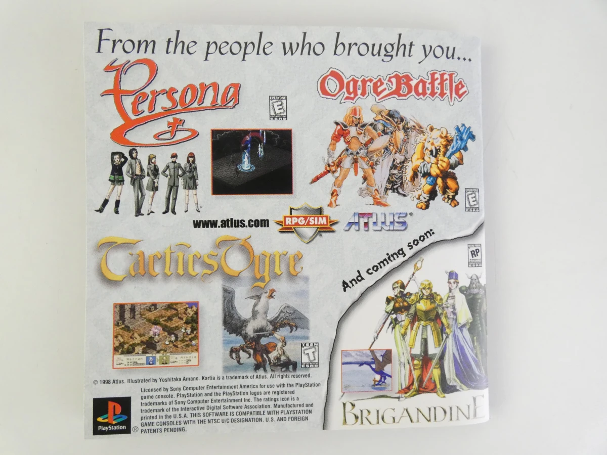 Strategische RPG Kartia: The Word of Fate voor de Sony PlayStation 1 - foto 10