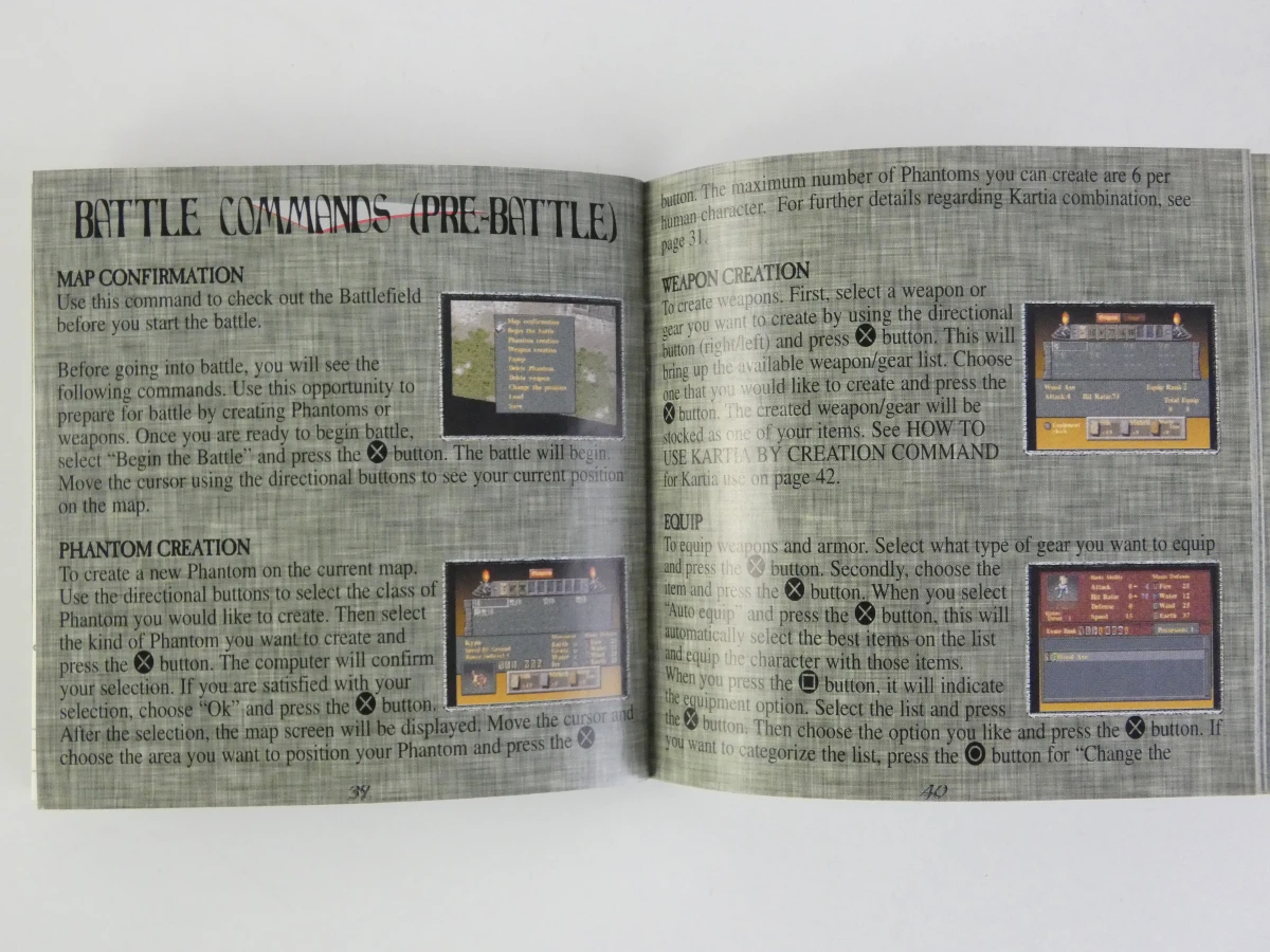 Strategische RPG Kartia: The Word of Fate voor de Sony PlayStation 1 - foto 18