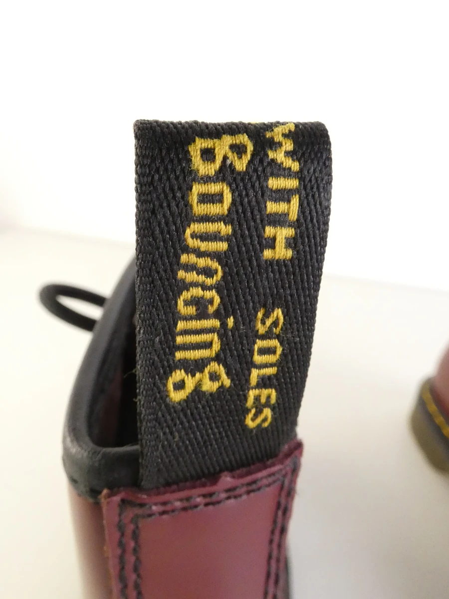 Gemerkte Dr. Martens – Model 1460 Smooth (Cherry Red) – Maat 38 - foto 7