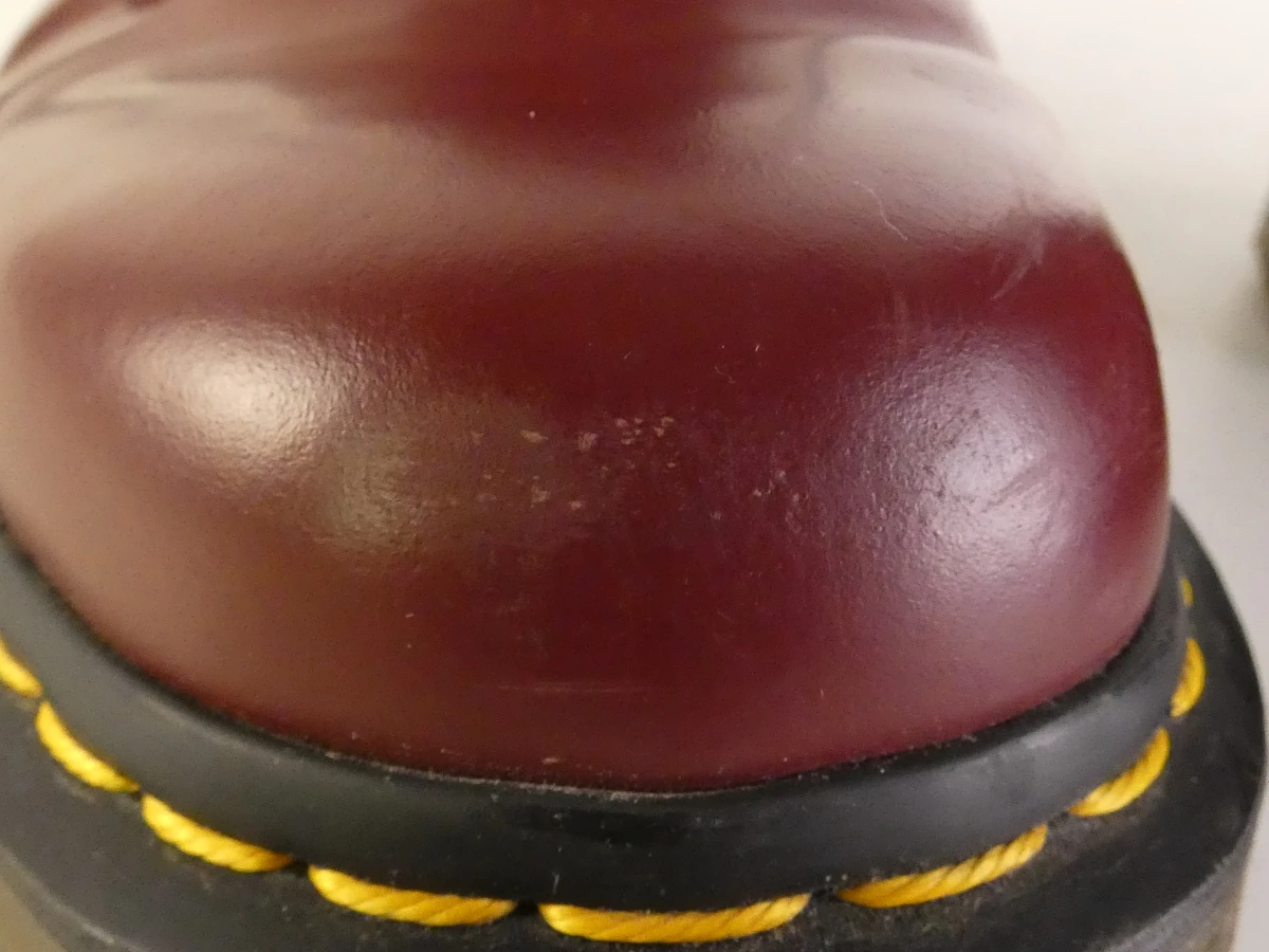 Gemerkte Dr. Martens – Model 1460 Smooth (Cherry Red) – Maat 38 - foto 13