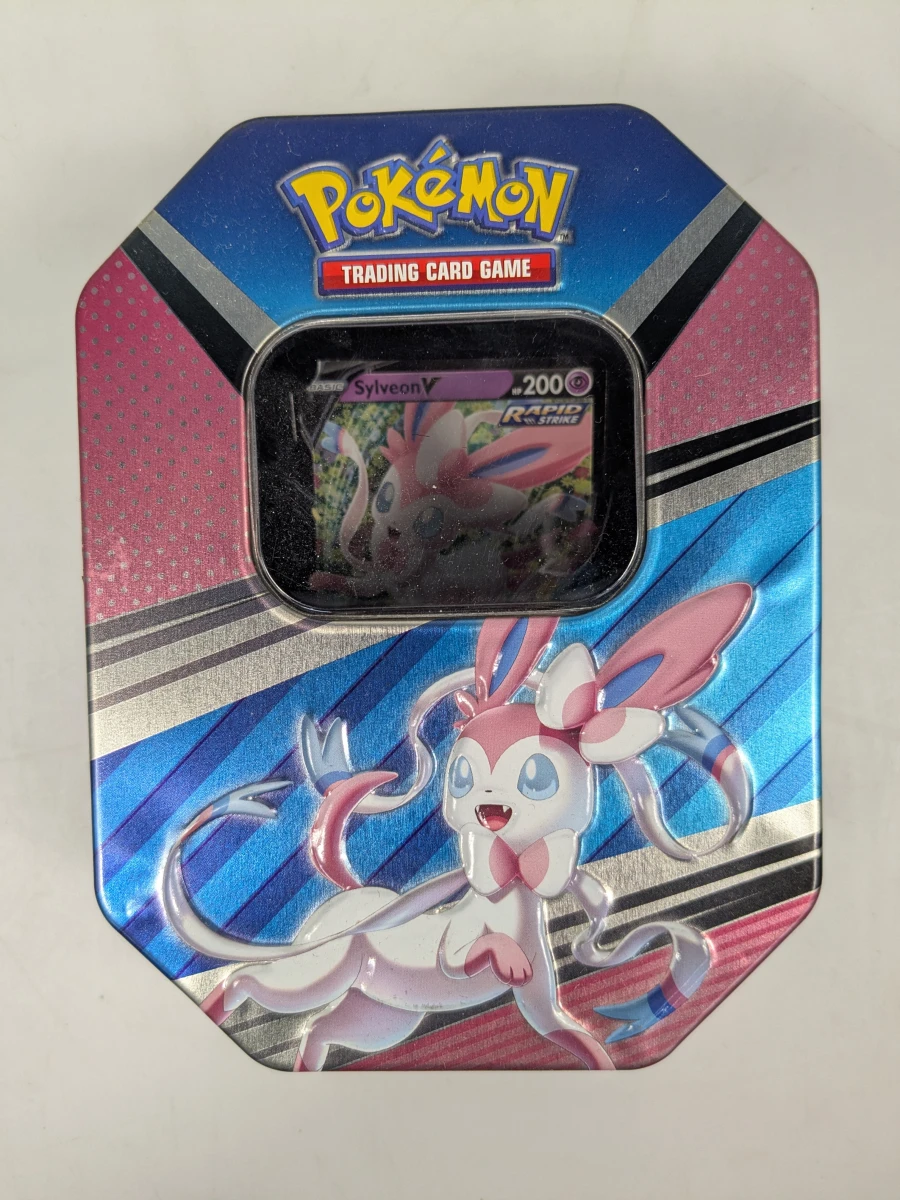 Pokémon verzamel collectie met kaarten, tin, kaarthoezen en map - foto 5