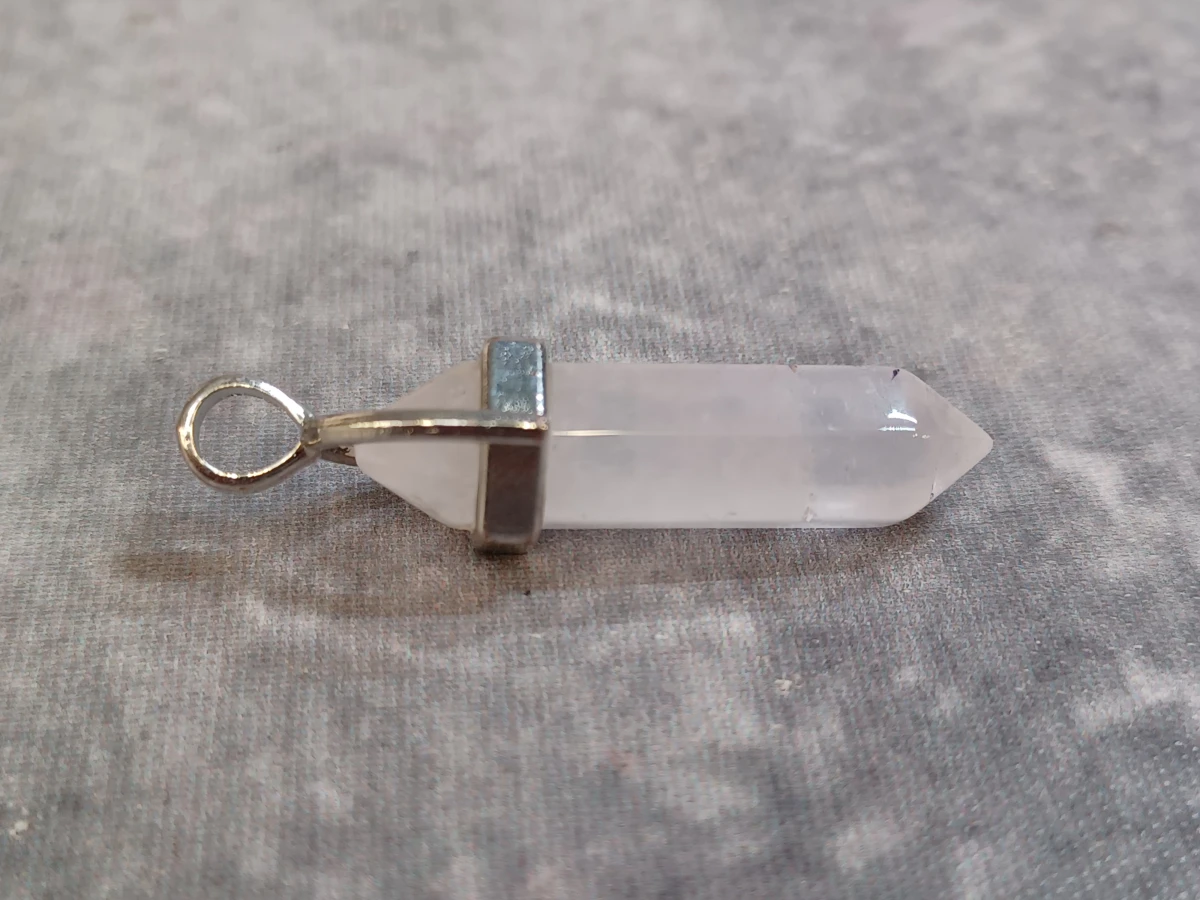 Sieradenset met rozenkwarts hanger en armband - foto 7