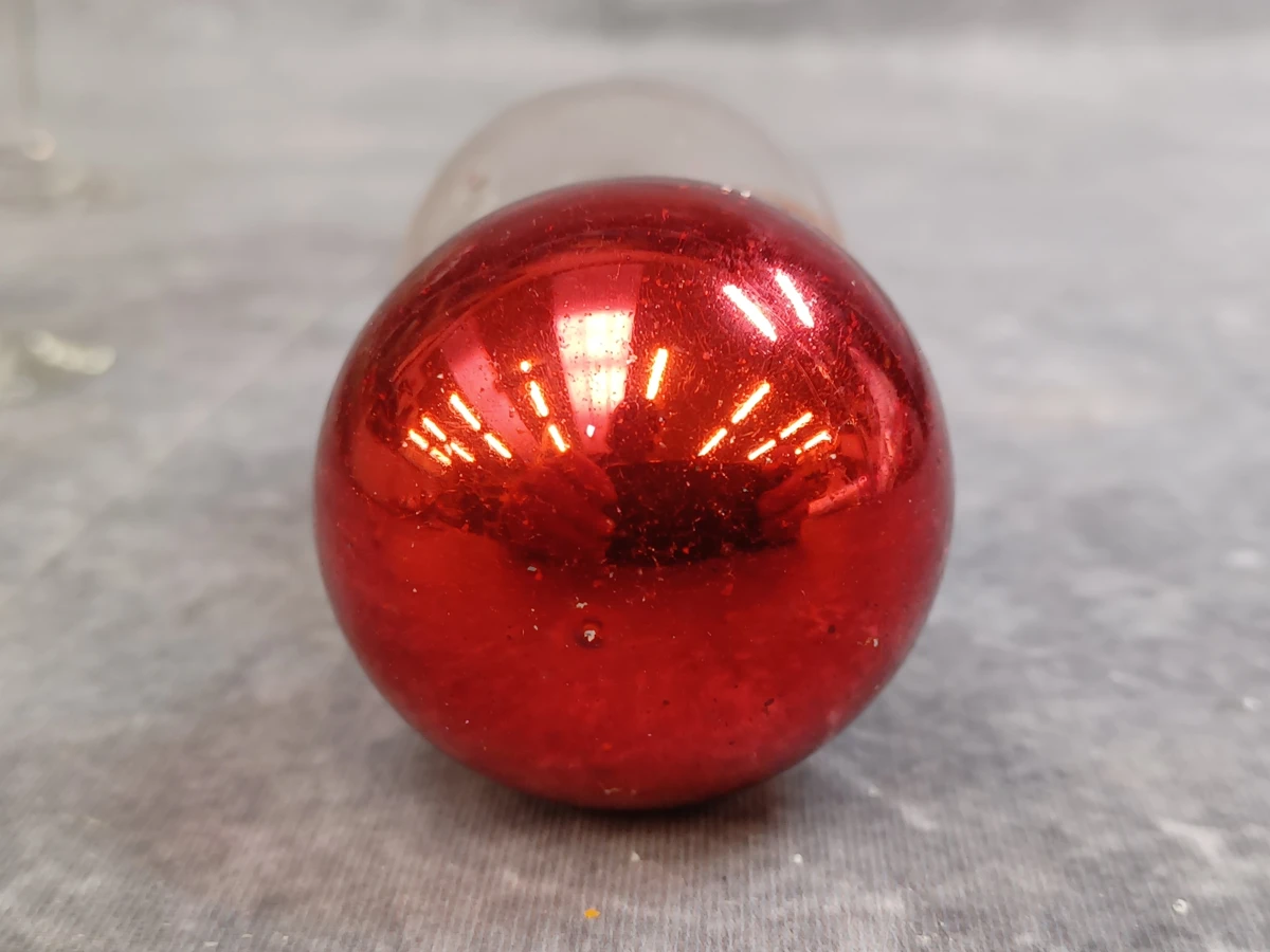 Vintage glazen kersthanger met engel - foto 7