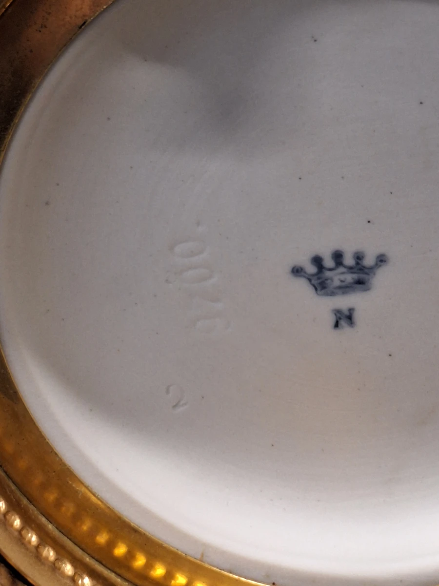 Set van twee Unterweissbach biscuit porseleinen putti beeldengroepen in Louis XV-stijl - foto 15