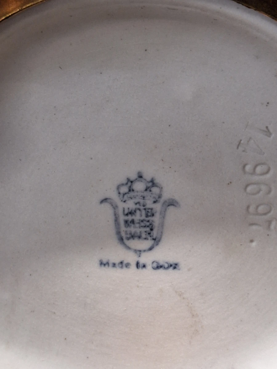 Set van twee Unterweissbach biscuit porseleinen putti beeldengroepen in Louis XV-stijl - foto 10