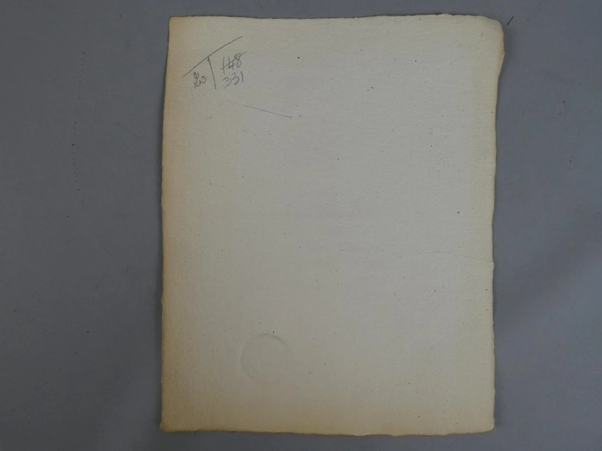 Gedicht van Toon Hermans op handgeschept papier - foto 4