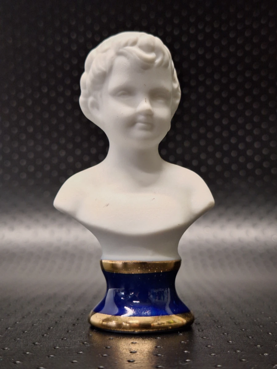 Set van vijf vintage porseleinen kinderbustes naar Jean-Antoine Houdon - foto 12