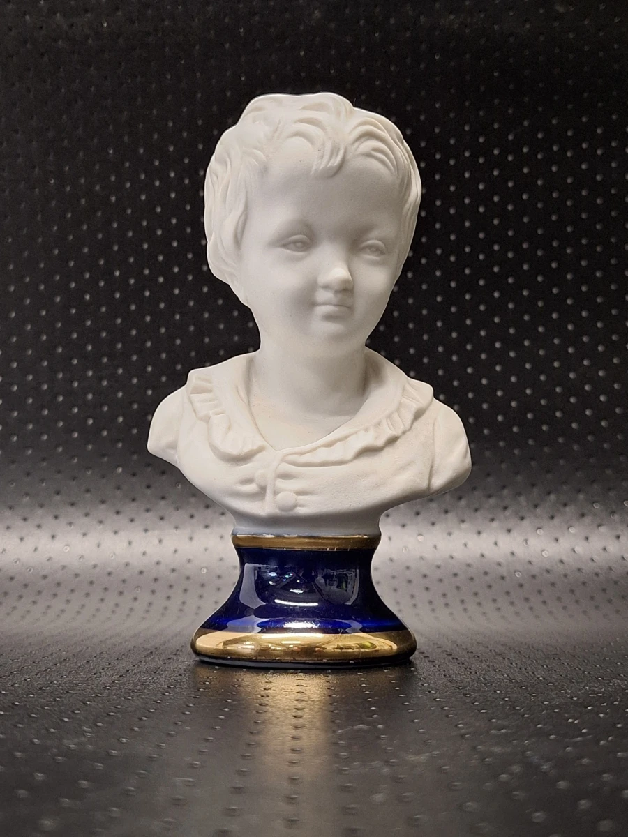 Set van vijf vintage porseleinen kinderbustes naar Jean-Antoine Houdon - foto 8