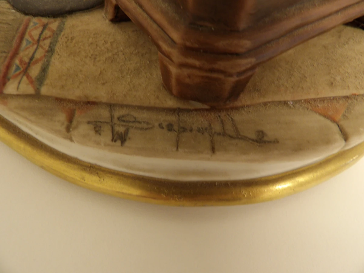 Capodimonte porseleinen beeld (handtekening maker aanwezig) - foto 4