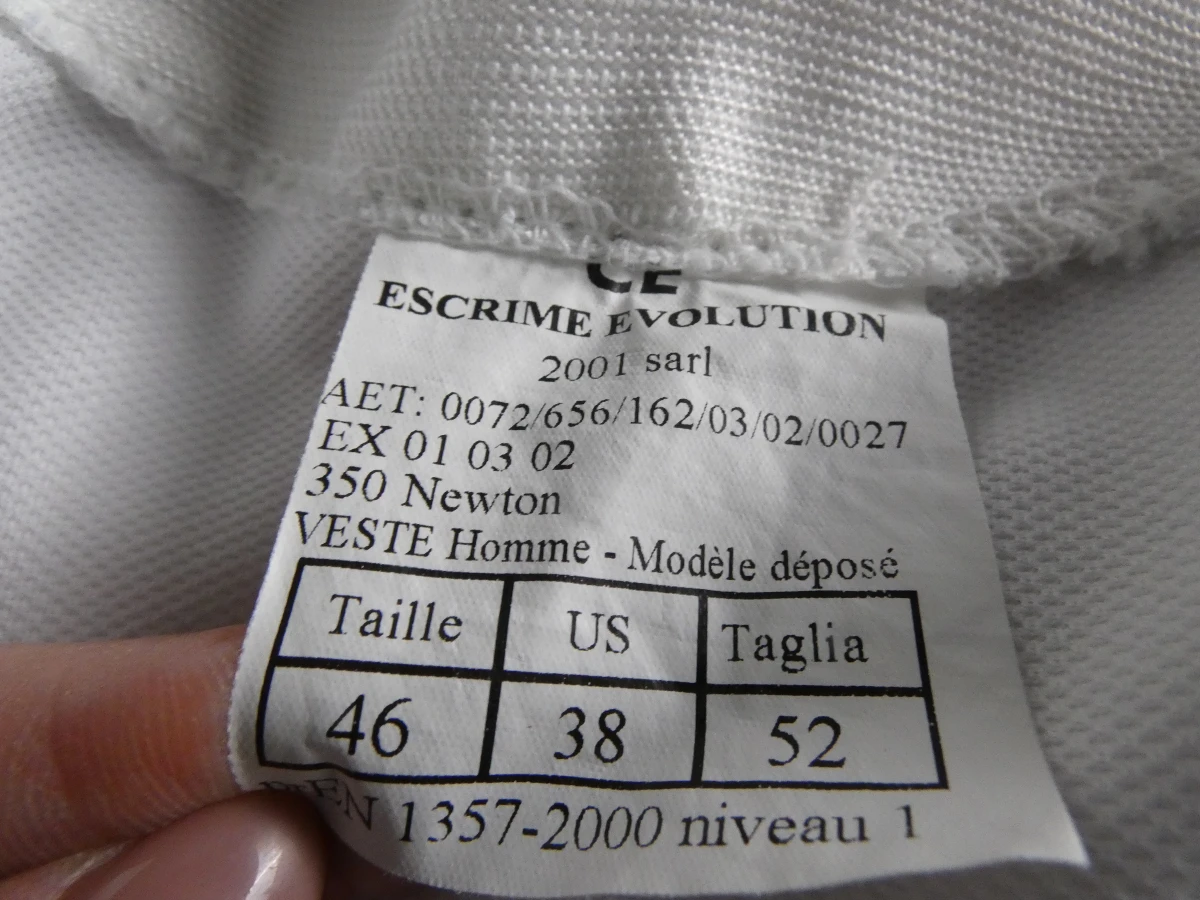 Set vintage Escrime Evolution schermuitrusting, Italië - foto 17
