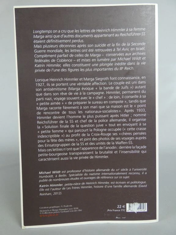 Boek: Heinrich Himmler - d'après sa correspondance avec sa femme 1927-1945 - foto 2