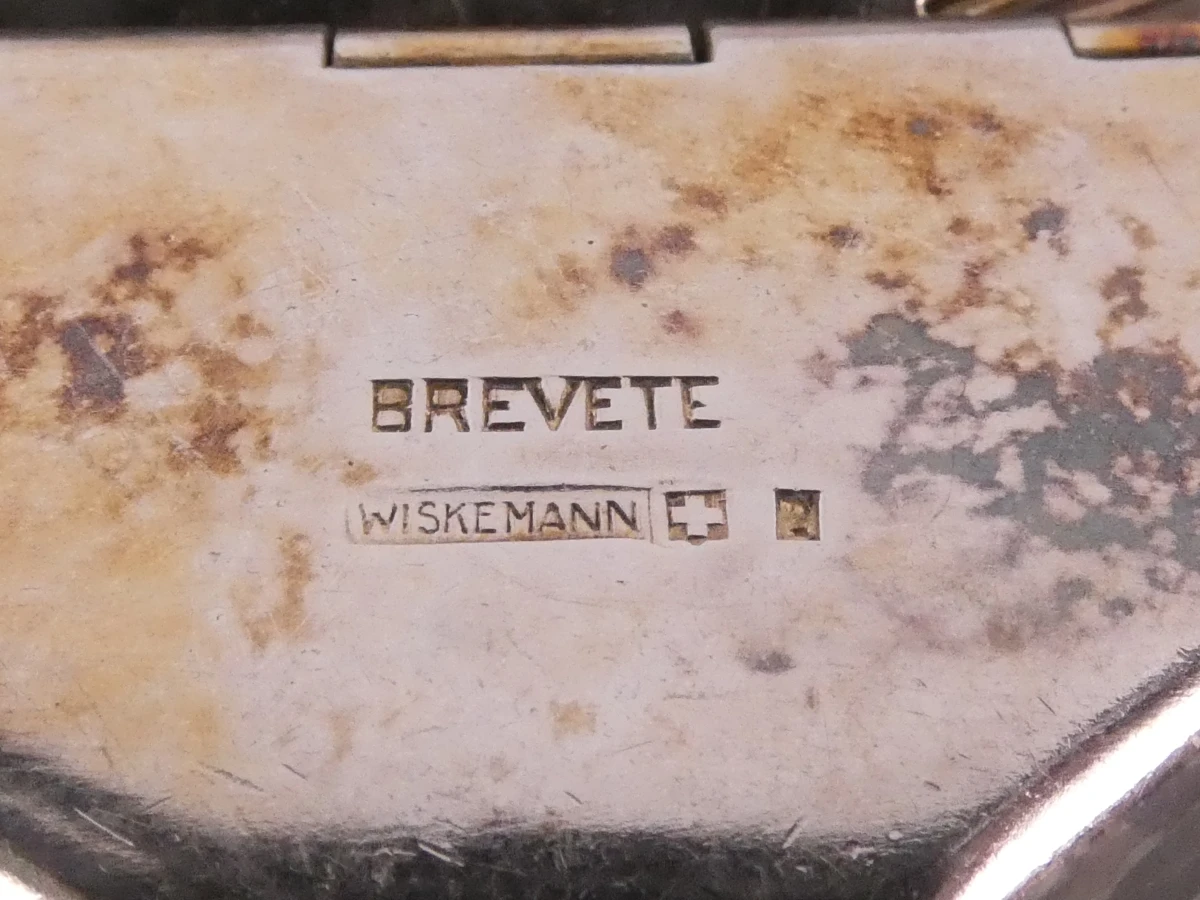 Vis- en Hors-d’oeuvre Cassette met Zilveren en Vergulde Elementen - foto 27