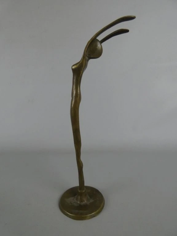 Elegante Bronsstructuur van een Danseres - foto 3