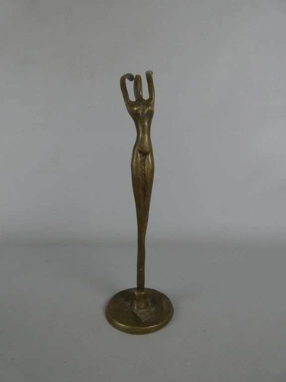 Elegante Bronsstructuur van een Danseres - foto 2