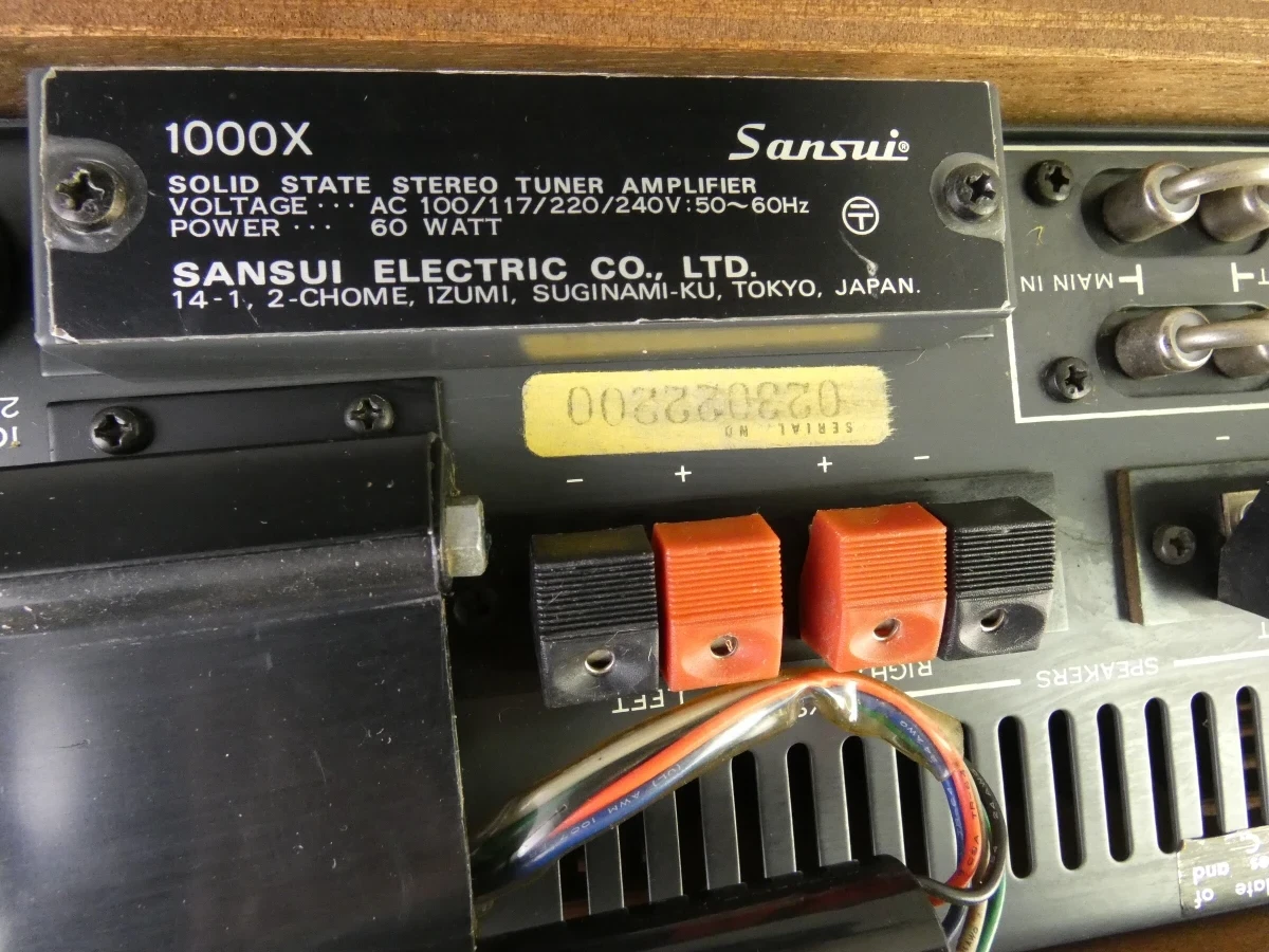 Sansui Receiver  1000x - foto 11
