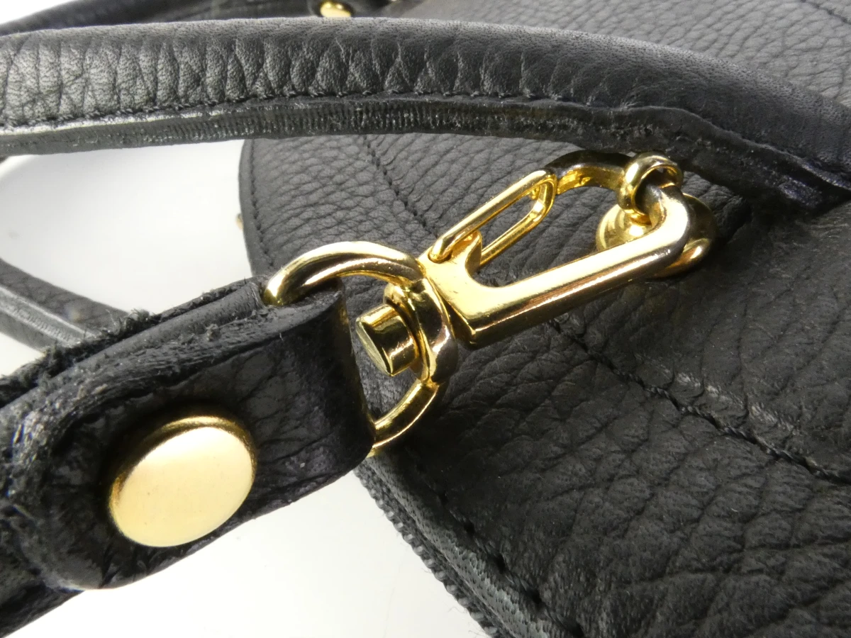 Neuville leren handtas | Zwart - foto 12