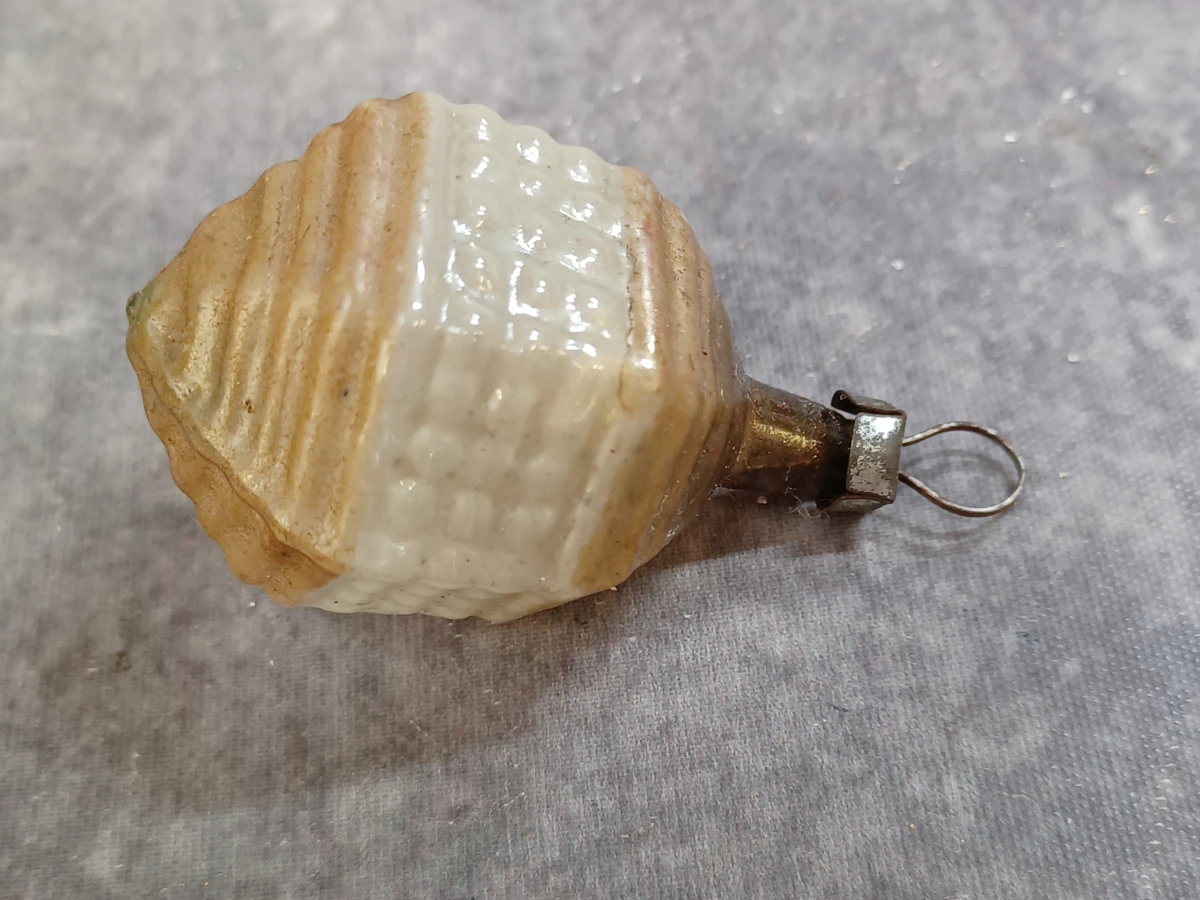 12 Vintage glazen kerstornamenten - foto 17