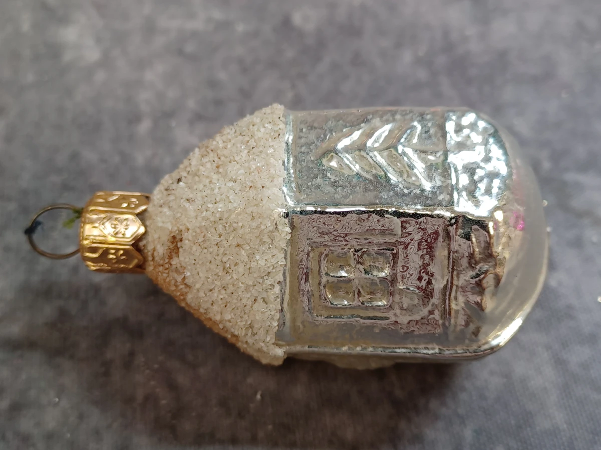 12 Vintage glazen kerstornamenten - foto 11