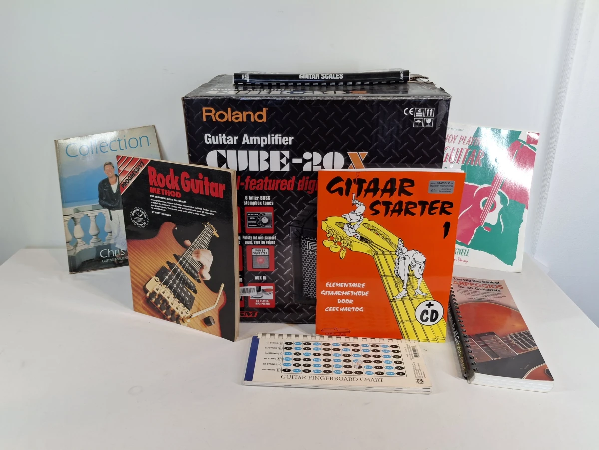 Complete elektrische gitaar startersset & SX Thinline Telecaster & Roland Cube-20X - foto 4