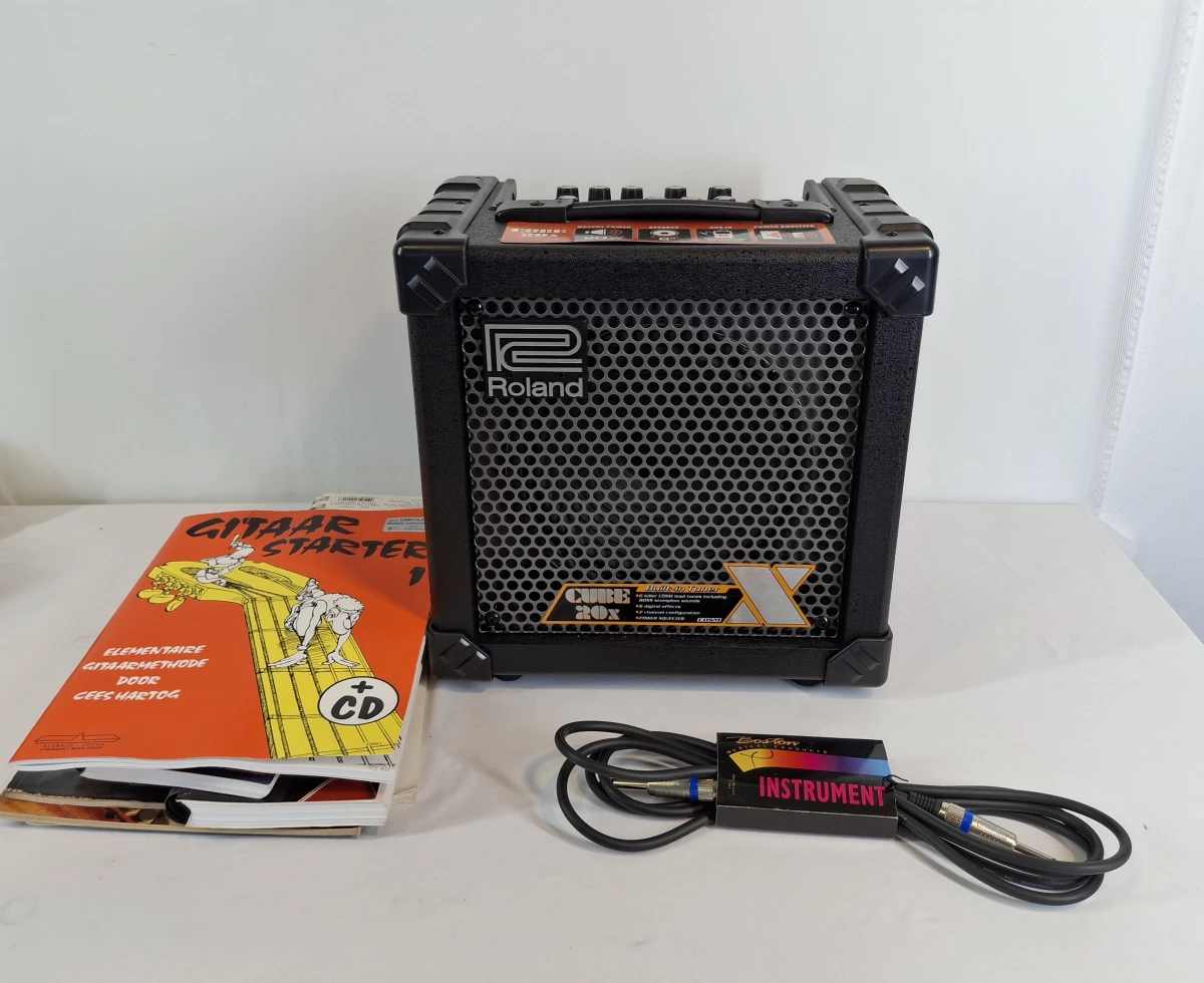 Complete elektrische gitaar startersset & SX Thinline Telecaster & Roland Cube-20X - foto 9