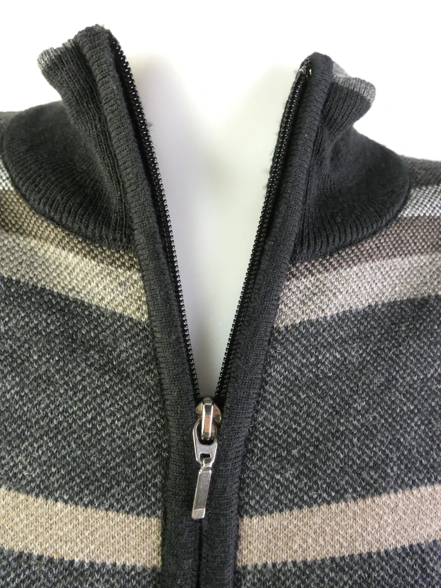 DAMART Gebreid vest met rits voor heren - Maat M - foto 7