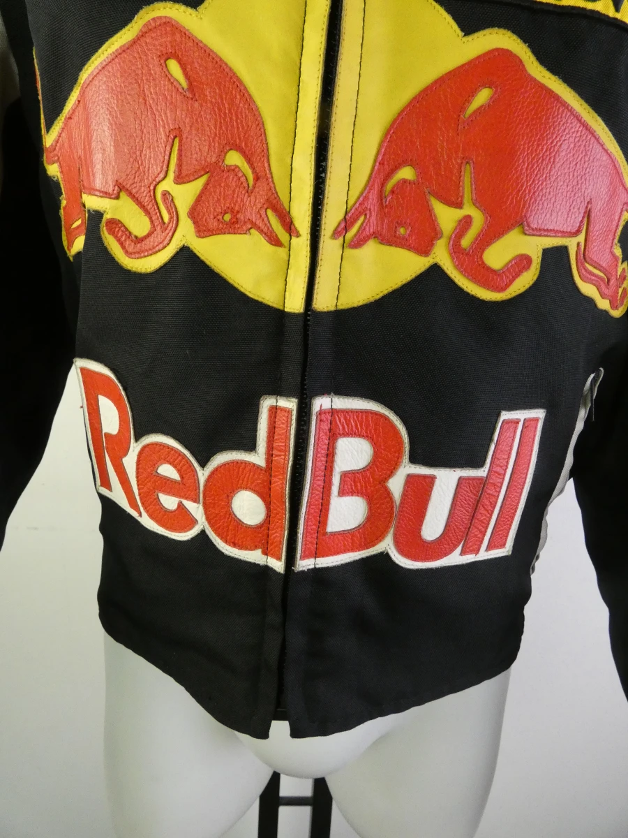 Lederen racejack met sponsorpatches - Euro Stars SBI - maat XS - foto 4