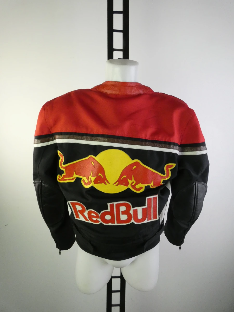 Lederen racejack met sponsorpatches - Euro Stars SBI - maat XS - foto 17