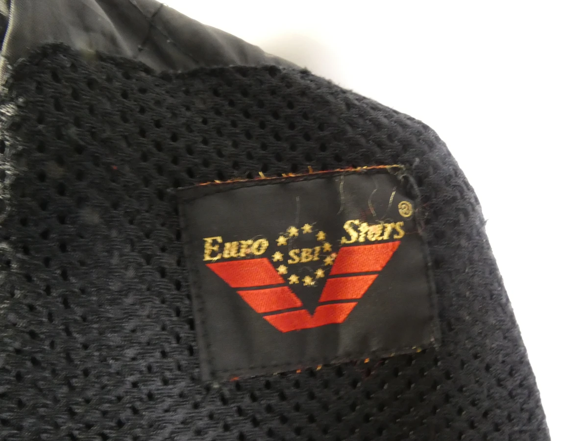 Lederen racejack met sponsorpatches - Euro Stars SBI - maat XS - foto 20