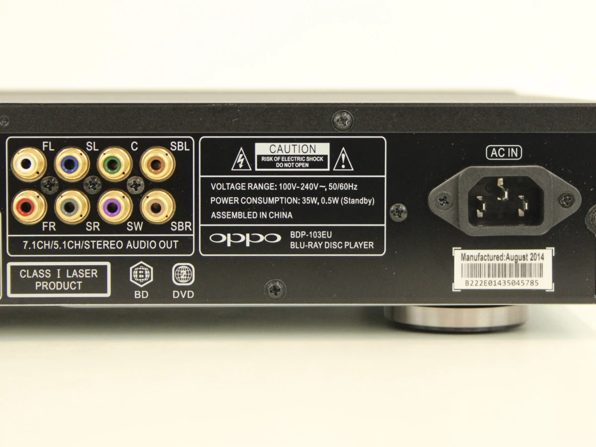 OPPO BDP-103EU Universele 3D Blu-ray & SACD Speler - foto 9