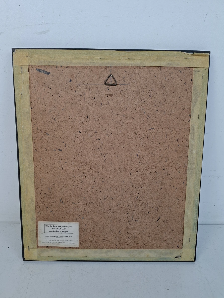 Antieke Houtgravure – Parijse Herdenkingsscène op Begraafplaats (A. Daudenarde, 19e Eeuw) - foto 3