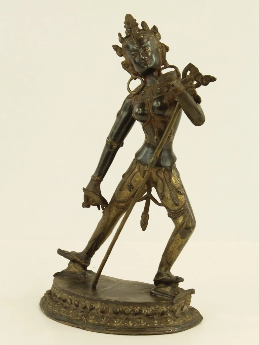 Messing beeld van een Vajrayogini - foto 2