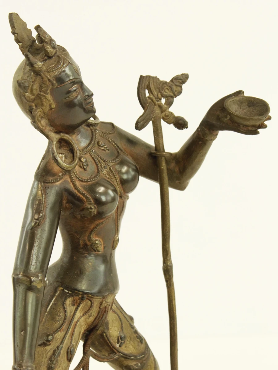 Messing beeld van een Vajrayogini - foto 7