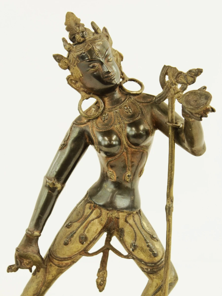 Messing beeld van een Vajrayogini - foto 8