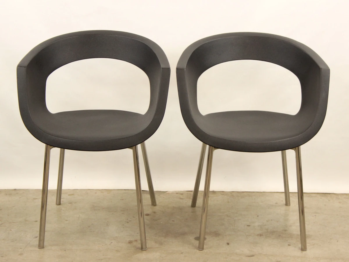 Azzolini Tinuper & Santantonio - paar Bisou stoelen - Italiaans design - foto 2