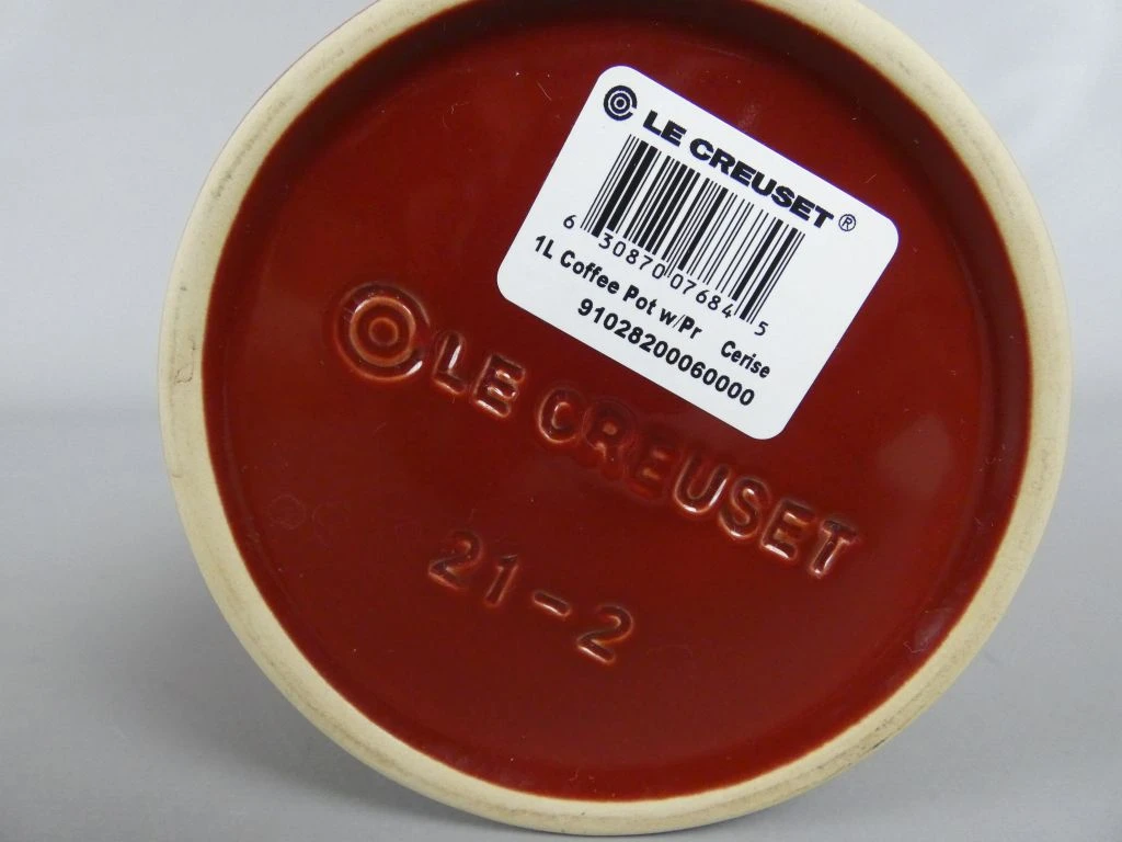 Le Creuset koffiepot met persfilter 1L in cerise - foto 6