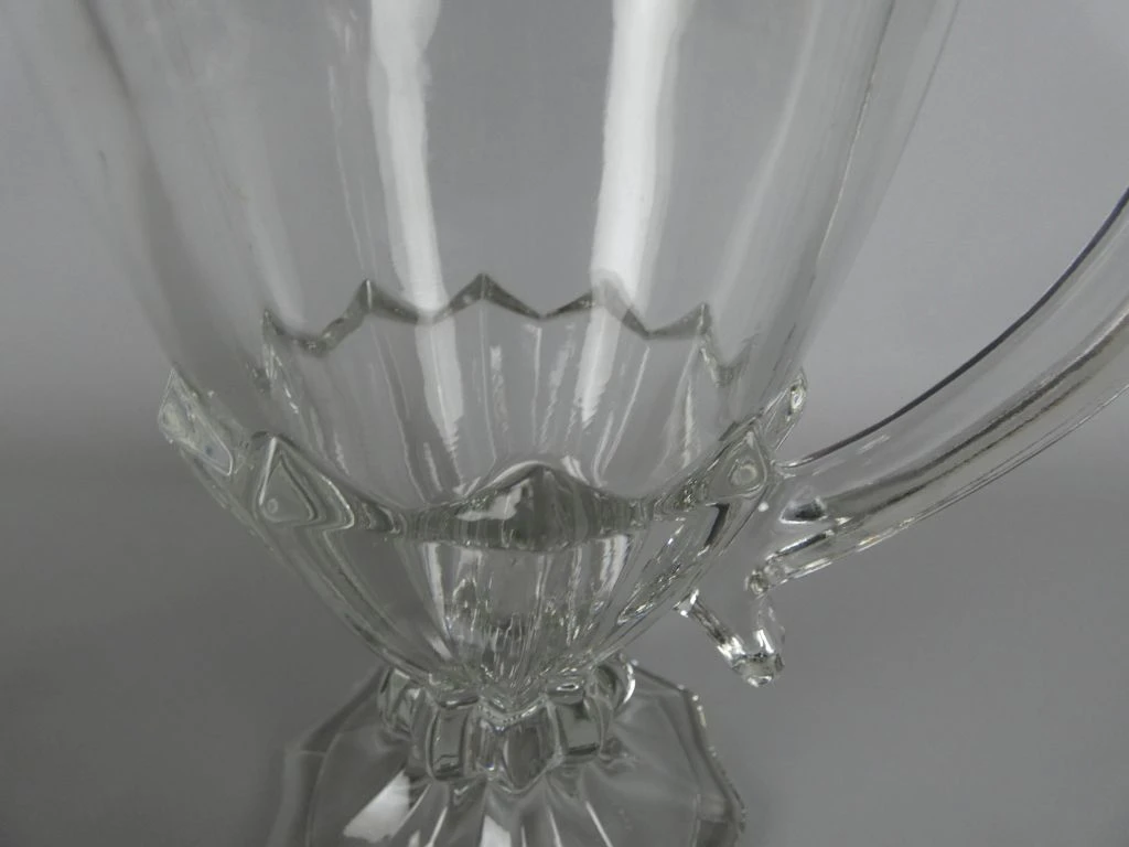 Glazen karaf met decoratieve voet - foto 3