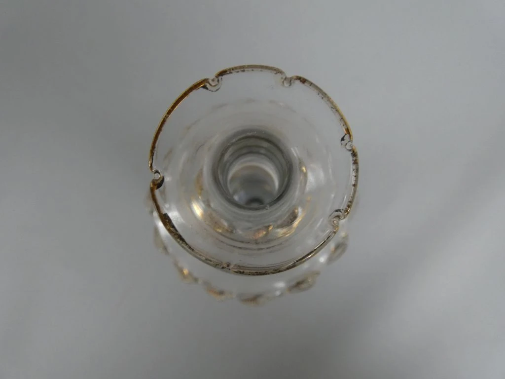 Decoratief glazen parfumflesje met gouden accenten - foto 6