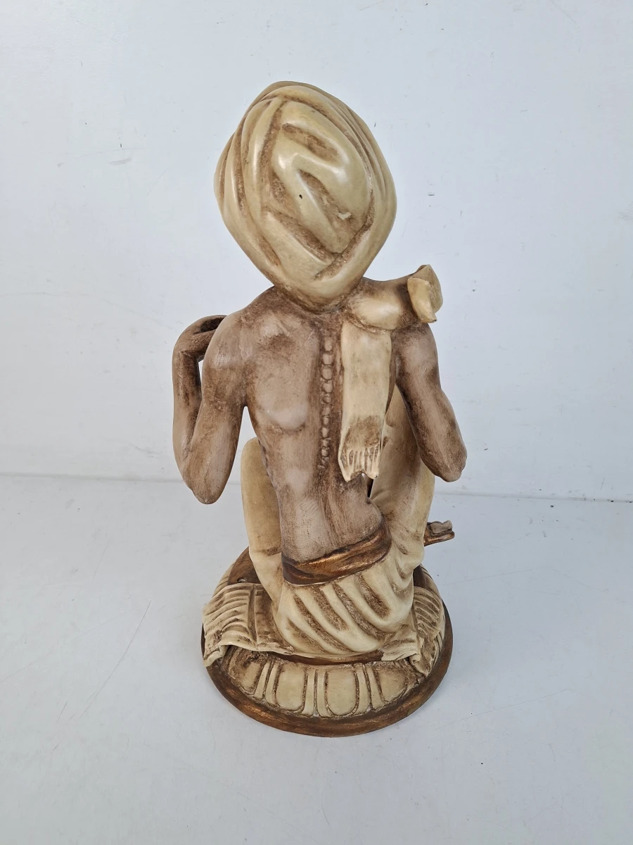 Exclusief Vintage Keramisch Beeld – Rustende Oosterse Man (Franju Valencia, Jaren '60) - foto 1