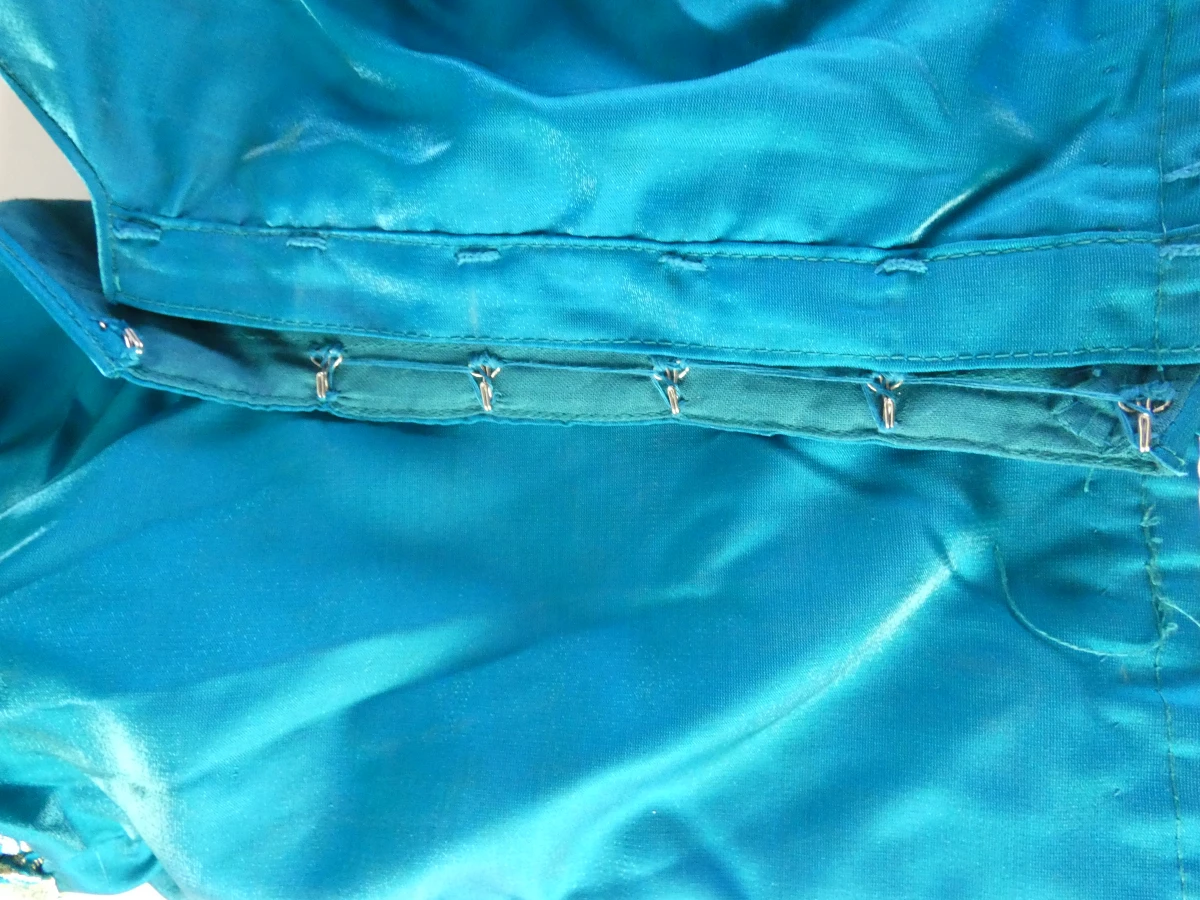 Traditionele turquoiseblauwe sari-set - foto 12