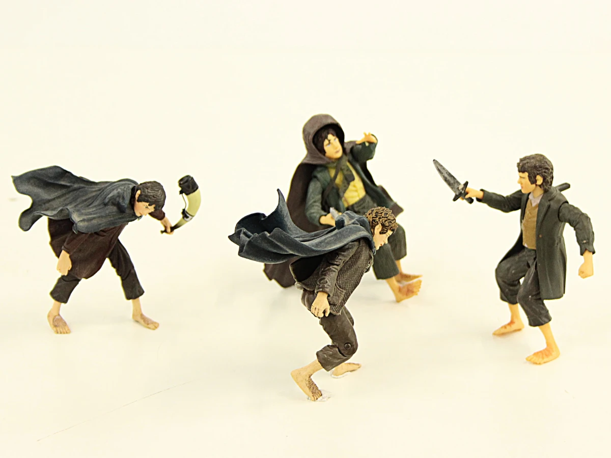 LOTR Actiefiguren Set (9 stuks) - The Fellowship of the Ring - NLP / Marvel - foto 2