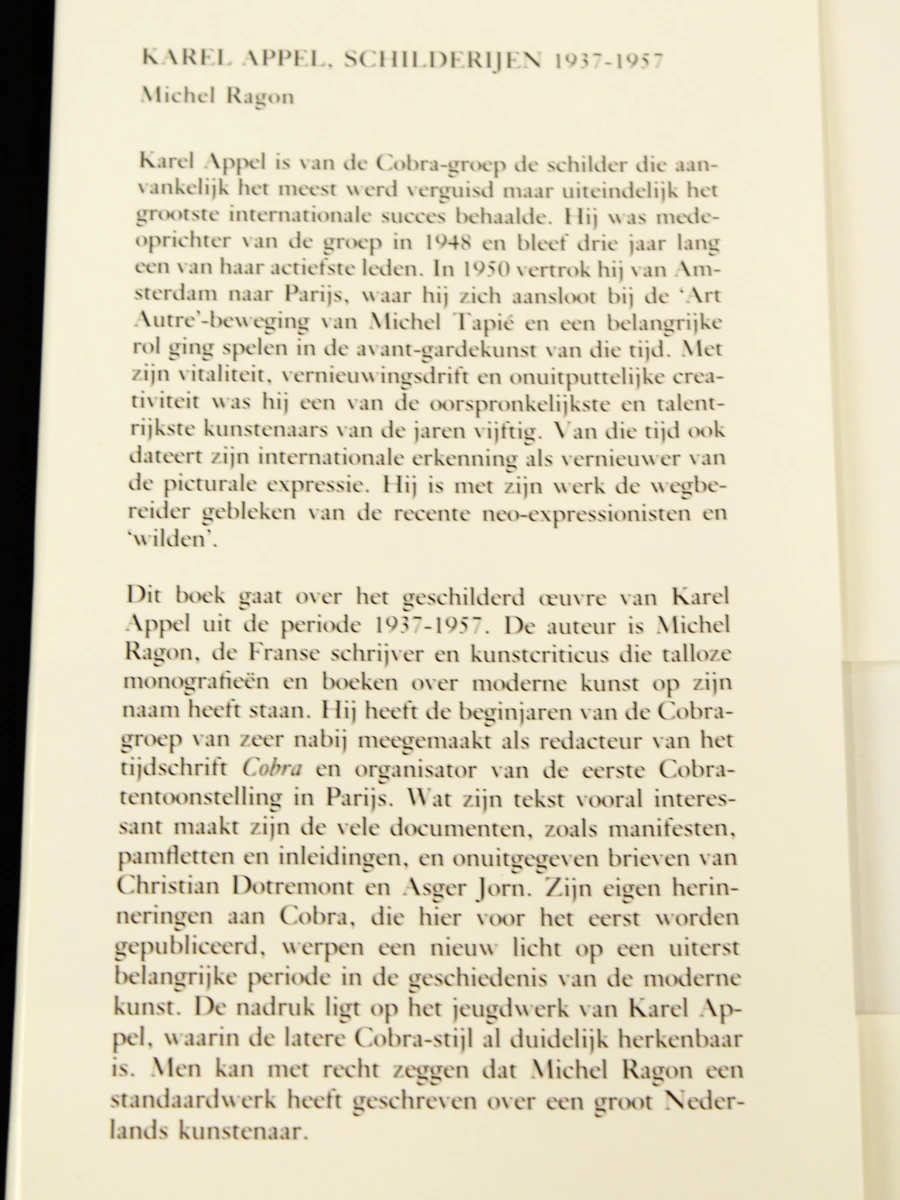 Karel Appel – Schilderijen 1937-1957 – Michel Ragon 1988 - foto 4