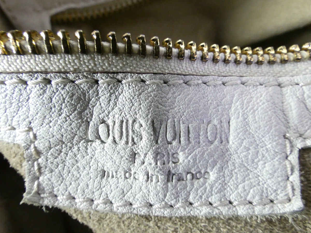 Louis Vuitton Mahina XL witte leren tas - foto 10