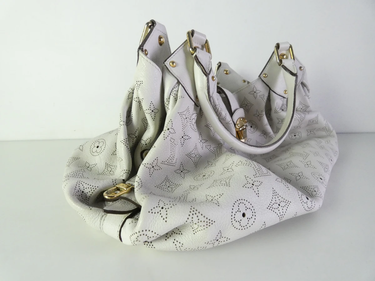 Louis Vuitton Mahina XL witte leren tas - foto 17