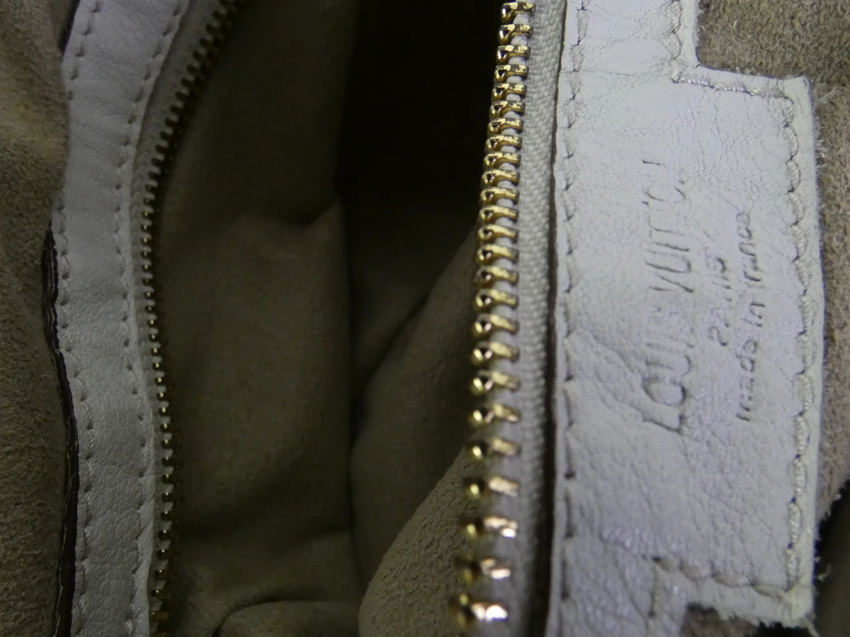 Louis Vuitton Mahina XL witte leren tas - foto 16