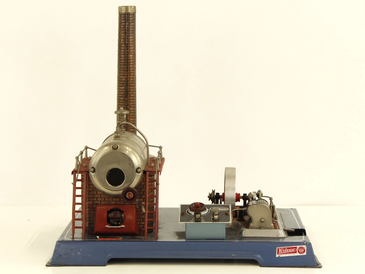 Wilesco stationaire stoommachine jaren 80 - foto 2