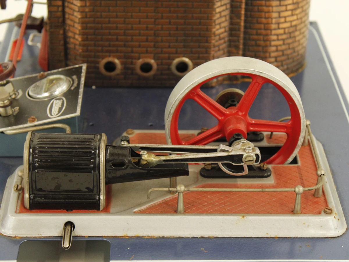 Wilesco stationaire stoommachine jaren 80 - foto 4