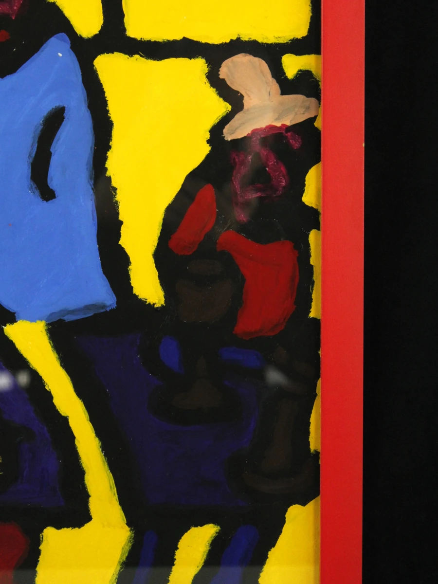 Ivan Vander Vliet - “Mensen aan de tafel” - gouache, vroeg werk 2005/2006 - foto 5